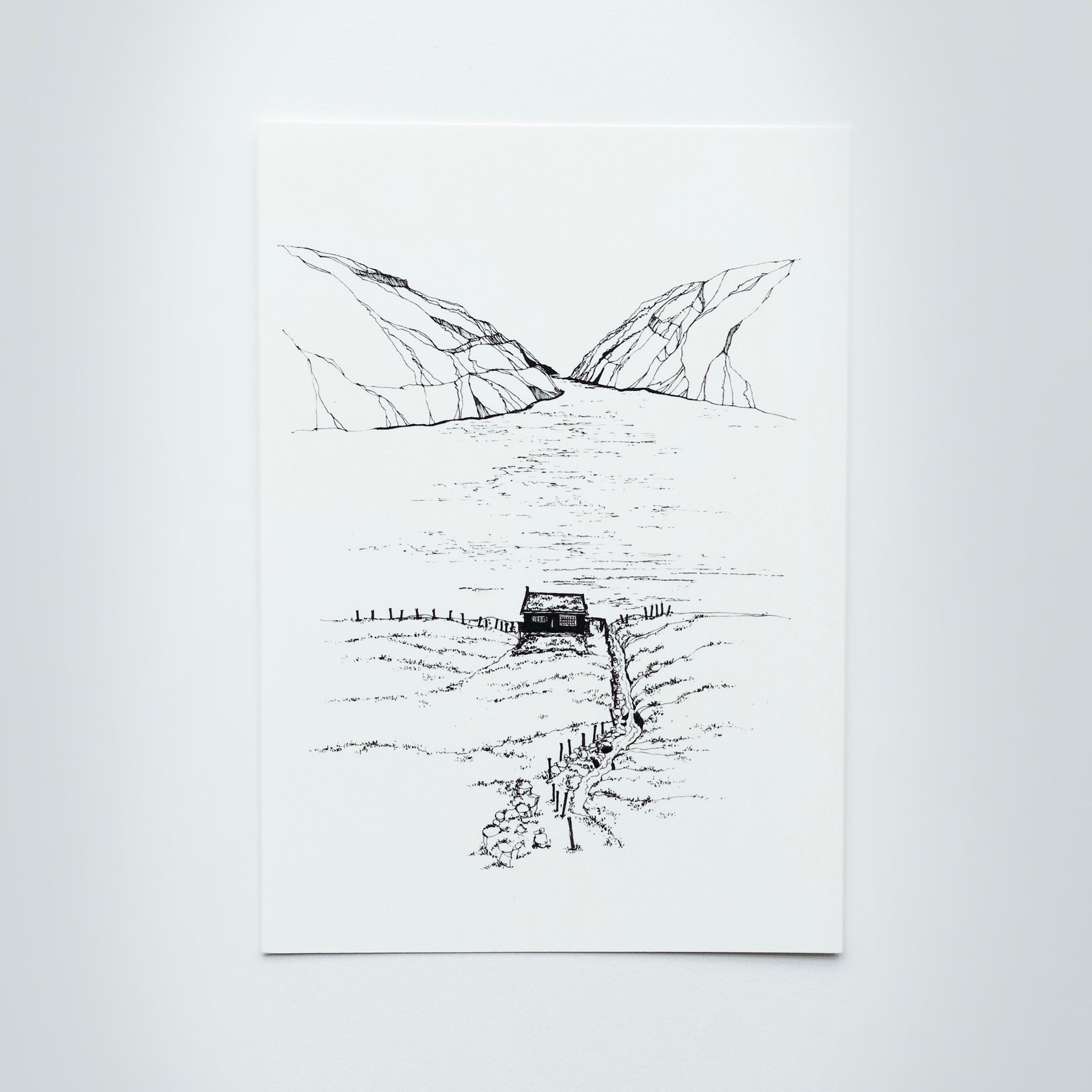 Saksun Faroe Islands Print