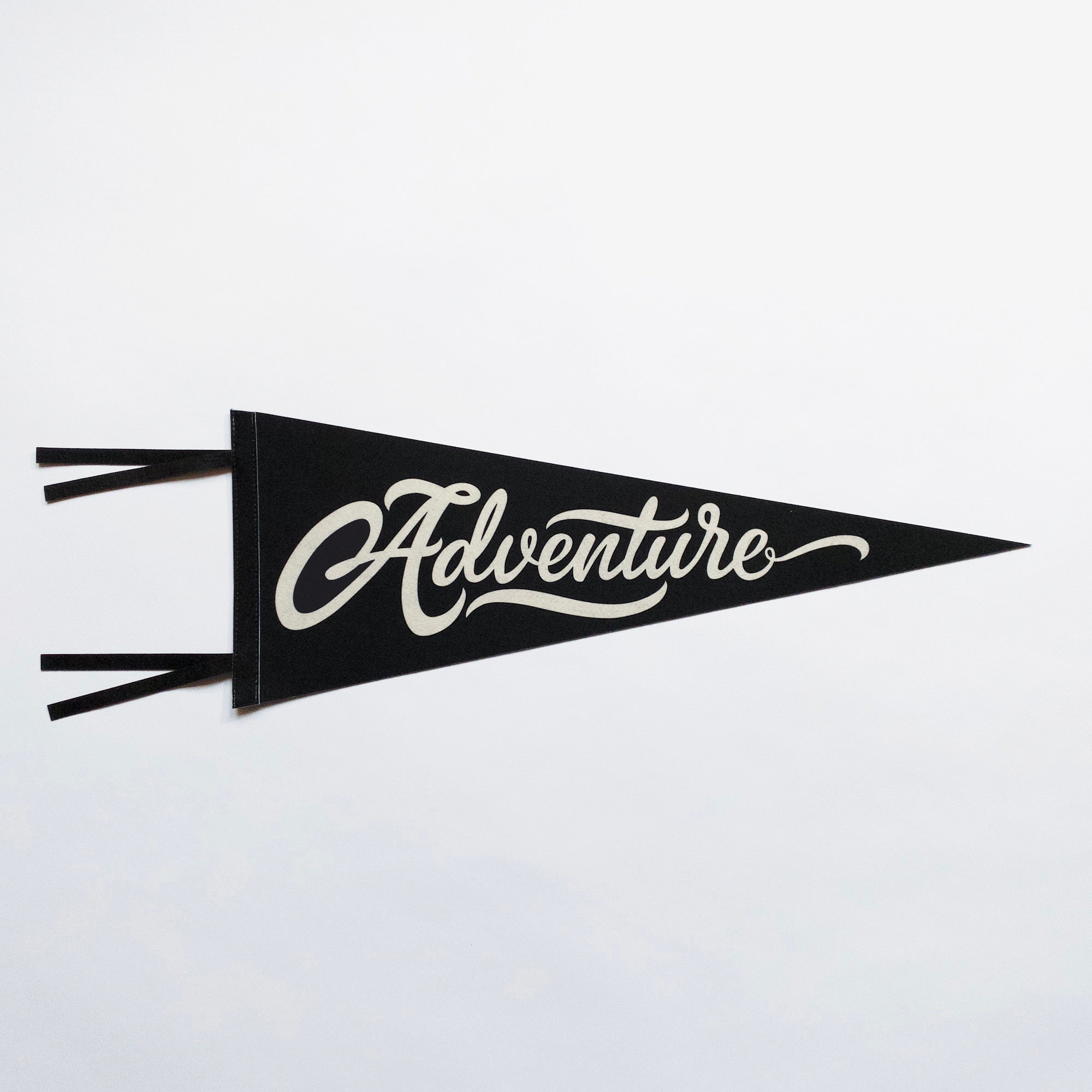 Adventure Pennant Black & Cream