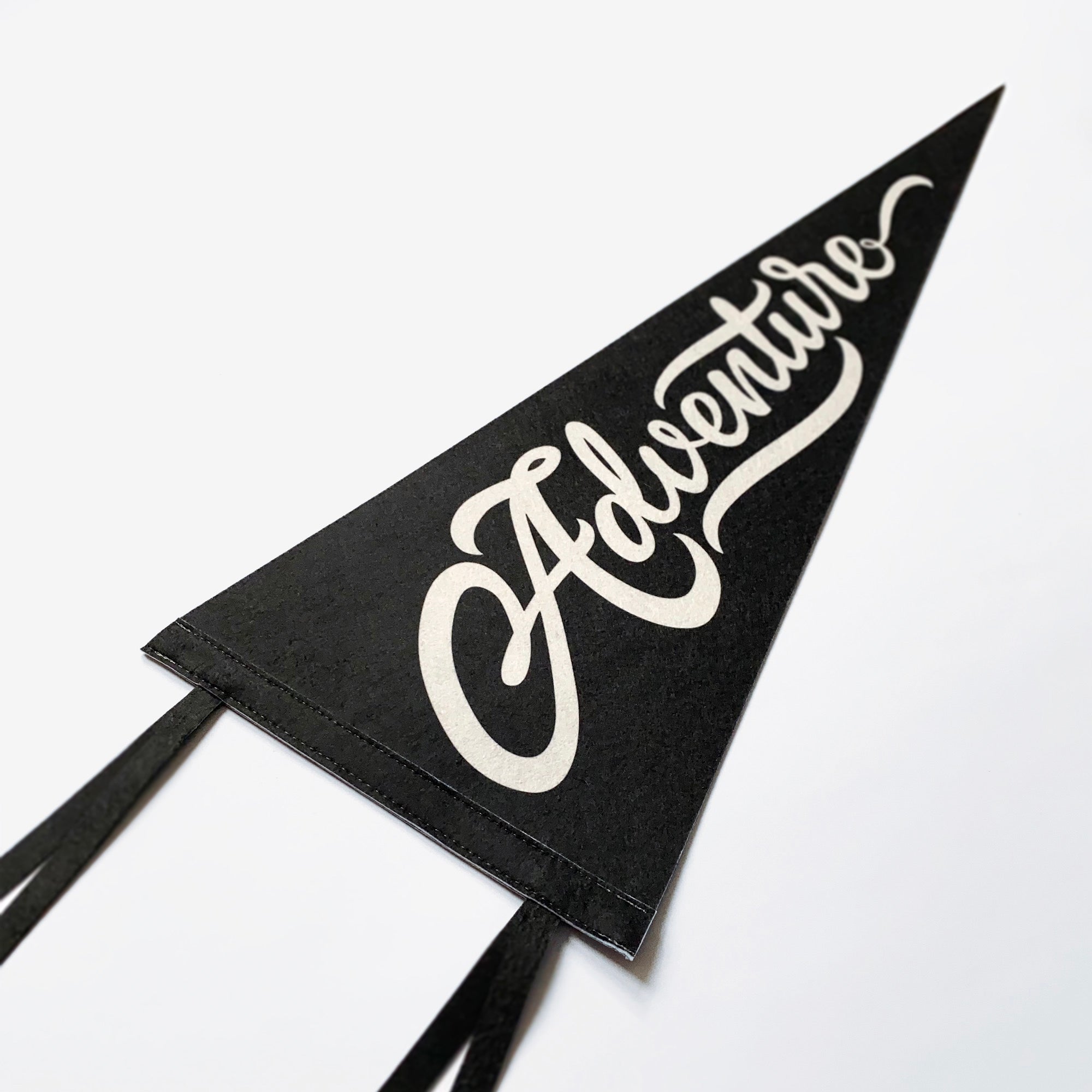 Adventure Pennant Black & Cream