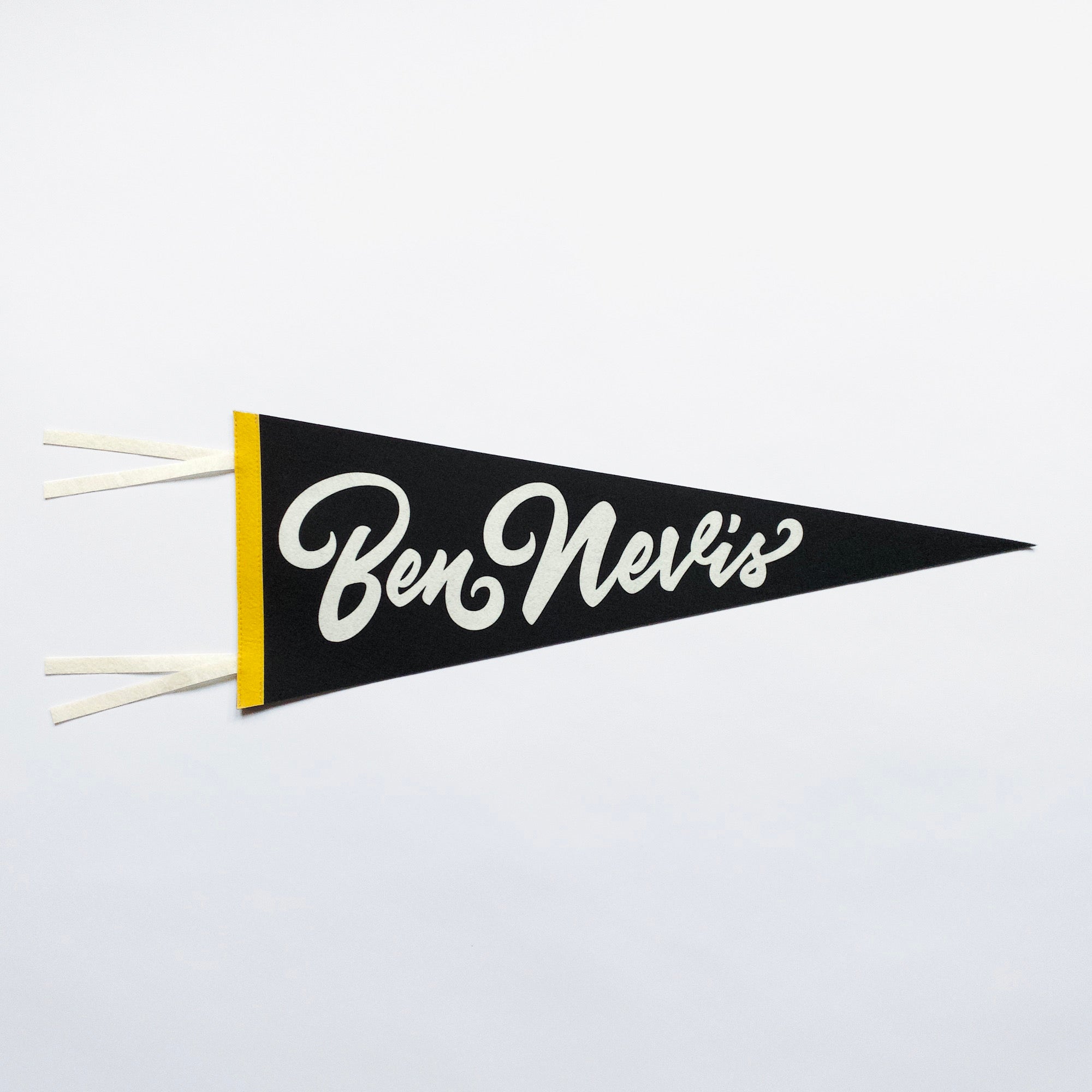 Ben Nevis Pennant Black, Cream & Yellow