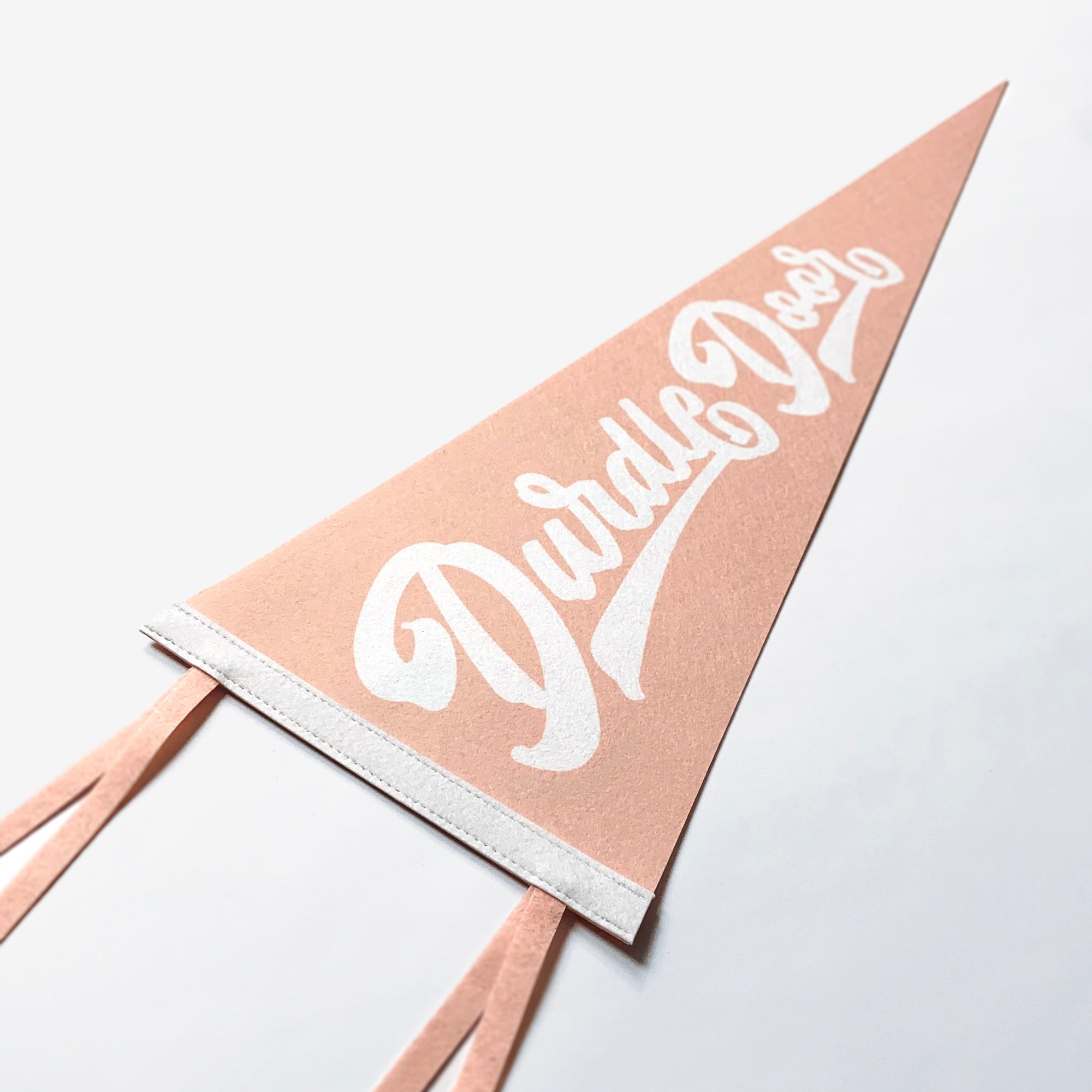 Durdle Door Pennant Peach & White