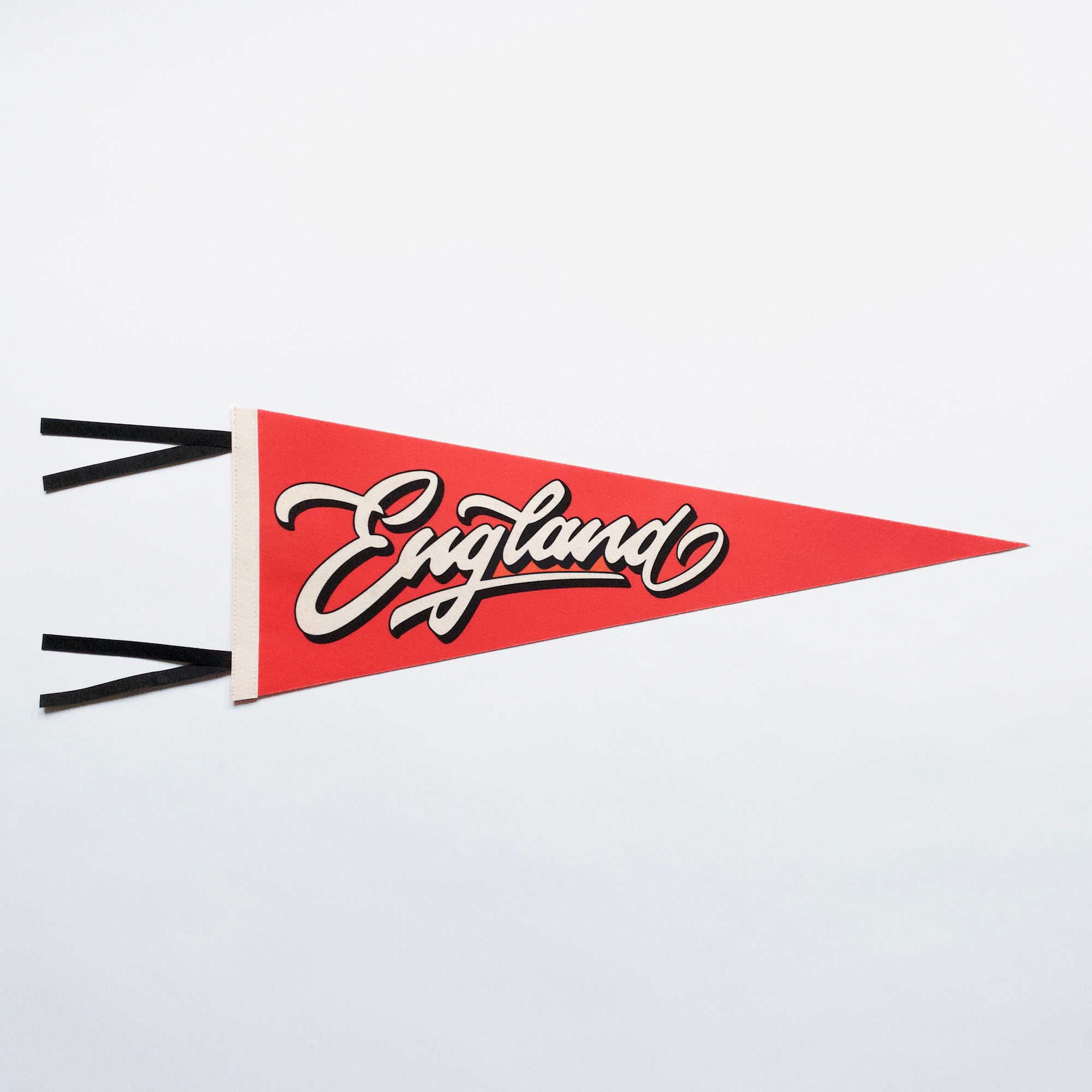 England Pennant Red, Off White & Black