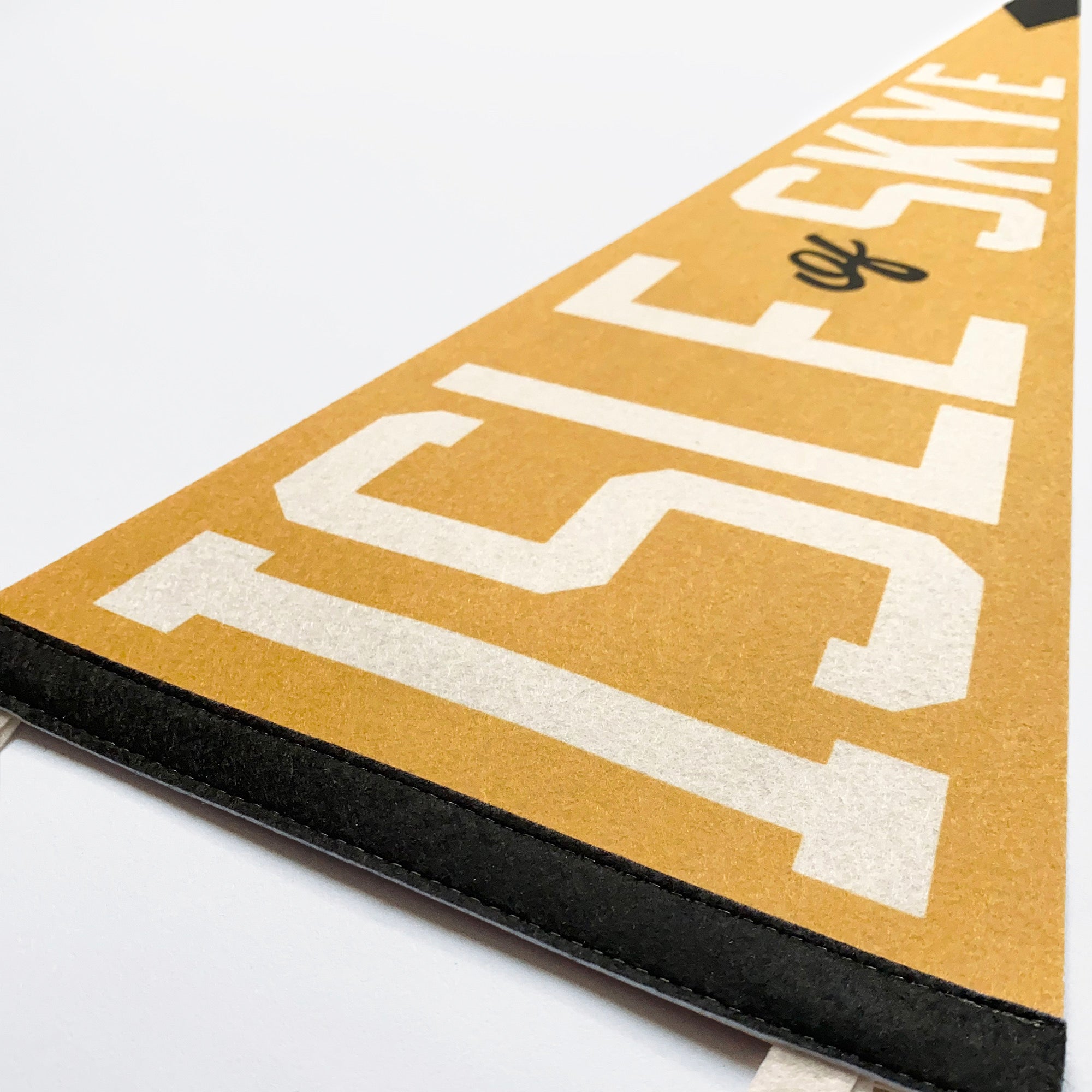 Isle Of Skye Pennant Mustard, Off White & Black