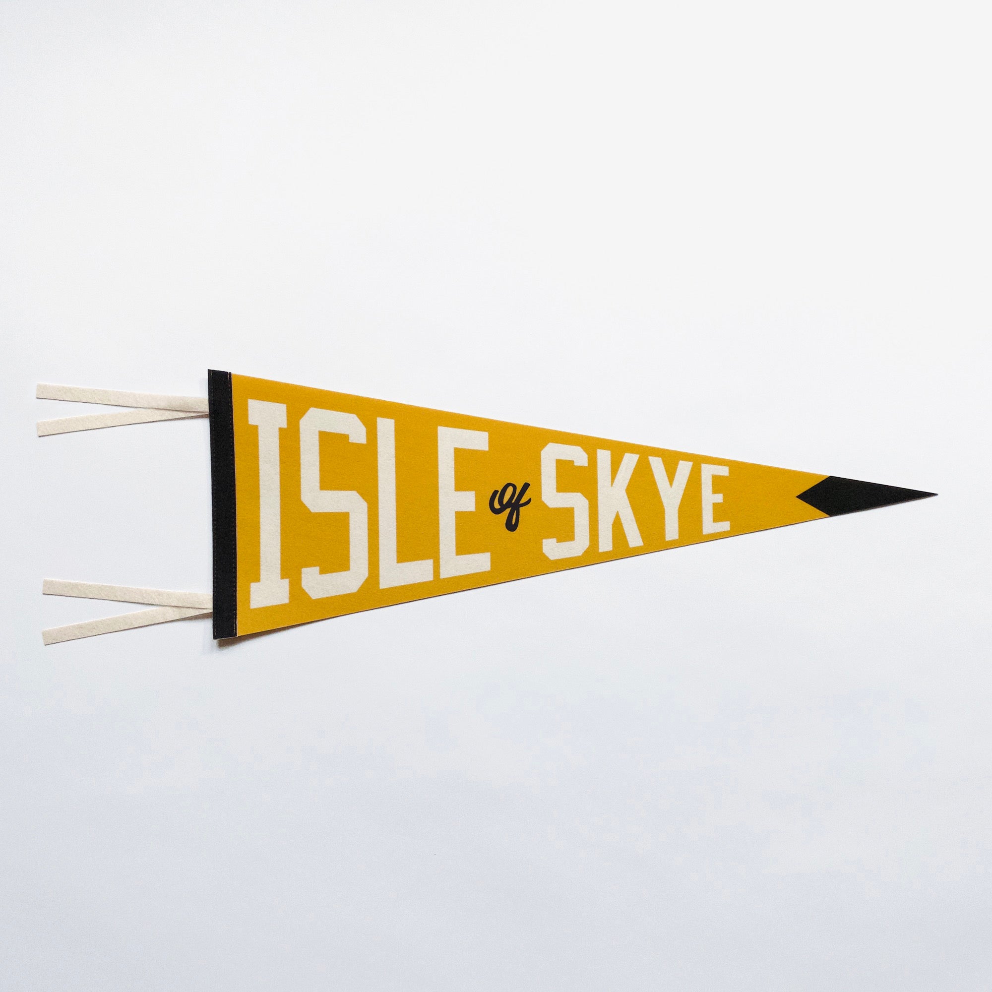 Isle Of Skye Pennant Mustard, Off White & Black