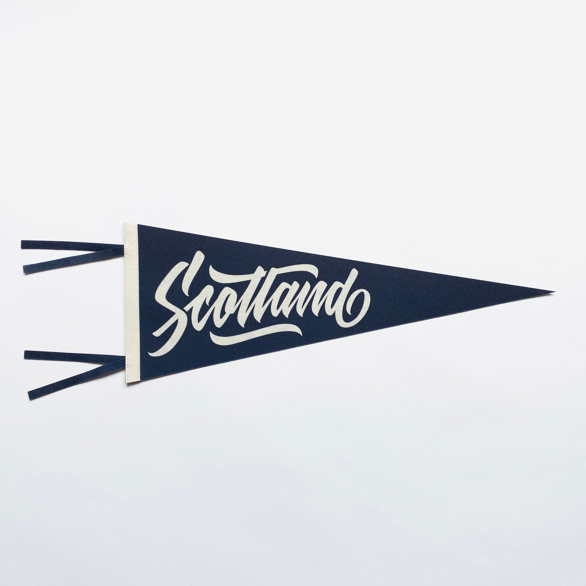 Scotland Pennant Blue & Off White