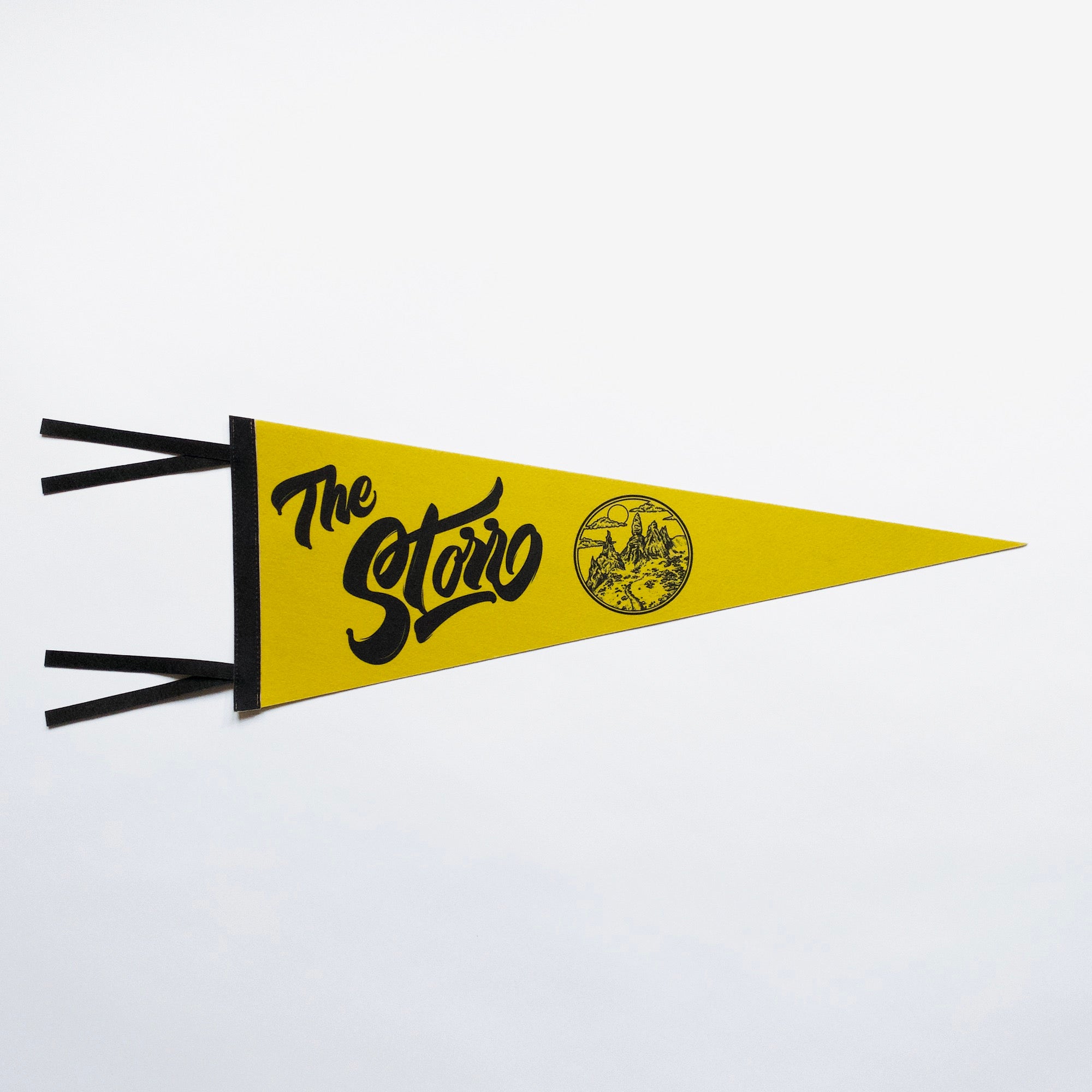 The Storr Pennant Yellow & Black